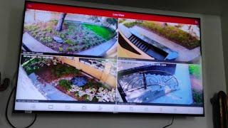 Вывод камер видеонаблюдения и регистраторов на любой телевизор. Hikvision на телевизоре.