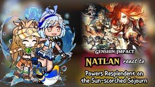 Genshin Impact react to Natlan Trailer || Genshin version 5.0 || Gacha Reaction