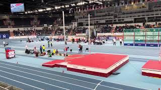 M50 400m Semifinal 1 - European Masters Athletics Championships Indoor 2024 in Torun Poland, EMACI