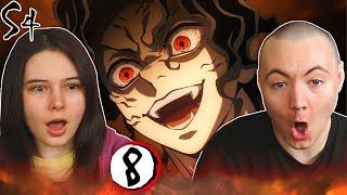 MUZAN IS COOKED!!  Demon Slayer Season 4 Ep 8 REACTION & REVIEW