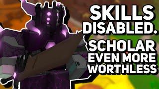 TDS Hardcore Update | Skills Disabled | Scholar is EVEN WORSE | Tower Defense Simulator