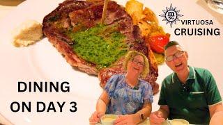 MSC Virtuosa cruising | Dining on Day 3