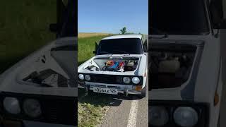 ЗАРЯЖЕННЫЙ ВАЗ 2106 С 16V НА ДРОССЕЛЯХ#ваз #ваз2106 #2106 #vaz2106 #жигули #16v #классика #топ