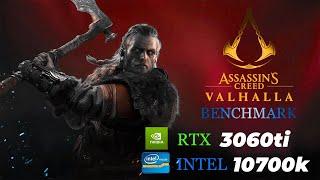 How to play Assassin's Creed Valhalla - Benchmark - i7 10700k and RTX 3060ti Ultra 1440p