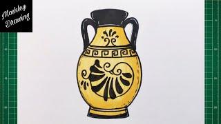 How to Draw a Native American Vase