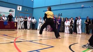 2014 TAGB South East Taekwondo Championships Michele Cavallin Tong Il
