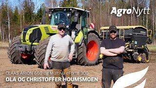 CLAAS ARION 660 og Multiva eForte 300 | Ola Houmsmoen