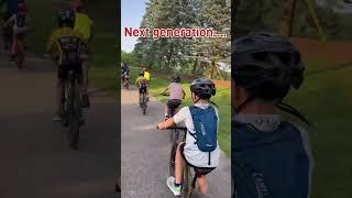 Kids mountain bike practice! #shorts #mountainbiking #mountainbike