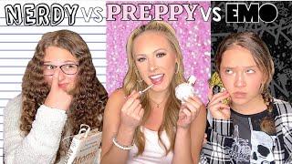 NERDY  VS PREPPY  VS EMO ️ TARGET SHOPPING CHALLENGE