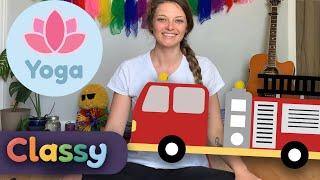 Community Helpers: Firefighters: Yoga with Sara (Week 005 Day 1)