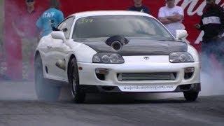 Big Turbo Toyota Supra Test Run