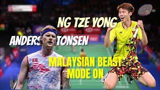 Young Malaysian Beast Mode On!!! _ NG Tze Yong Vs Anders ANTONSEN _ @ShuttleWorld