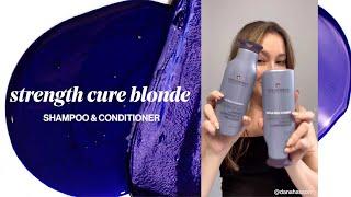 Pureology Strength Cure Blonde Shampoo + Conditioner | How To Tone Blonde Hair