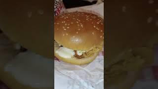 #kfc #zinger #burger #creamy and #juicy
