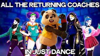 ALL THE RETURNING COACHES IN JUST DANCE