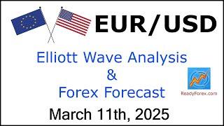 EUR USD Elliott Wave Analysis | Forex Forecast | March 11 2025 | EURUSD Analysis Today