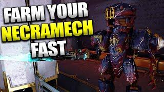 How To Farm A Necramech Fast In Warframe! Beginners Guide