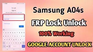 How to FRP Bypass Samsung A04s Without tool