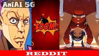 Candace Genshin Impact Anime vs Reddit (The rock reaction meme) Happy New Year 2025