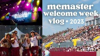 mcmaster welcome week vlog