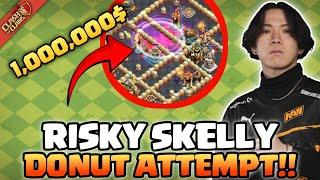 Klaus DOUBLE SKELLY Donut RISK in World Championship (Clash of Clans)