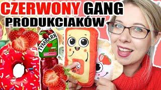 CZERWONY GANG PRODUKCIAKÓW  24h na CZERWONO z APLIKACJA BIEDRONKI #gangprodukciakow #biedronka