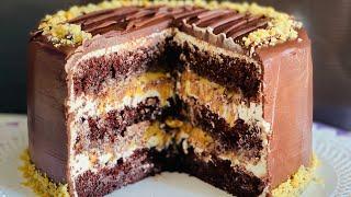 Tort Snickers pas cu pas/Torta Snickers