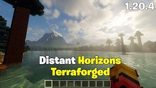 Make Minecraft Ultra Realistic - Distant Horizons, Terraforged (Minecraft 1.21.4)