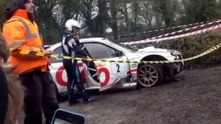 Gary Jennings Crash Galway International Rally 2015