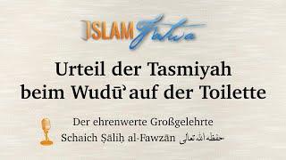 Urteil der Tasmiyah beim Wudūʾ auf der Toilette - Schaich al-Fawzān