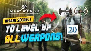 New World - Easy Way to MAX WEAPON LEVELS! XP FARM! (SECRET)