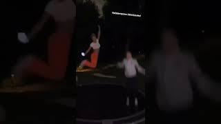 trixie and gigi gorgeous boinging on a trampoline