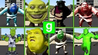 Gmod: All kinds of Shrek-Nextbots // All Shrek Mods █ Garry's Mod █