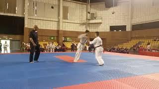 18th Asia Shinkyokushinkai Tournament Highlights - Abdullah Munir VS Justin Leong