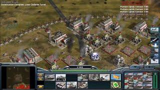 Command Conquer Generals Zero Hour Usa Laser Generals 1 vs 7 Hard  Generals (Urban Plateau) 5K GOLD