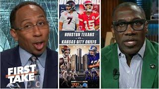 FIRST TAKE | More on upset alert: Chiefs or Lions? - Stephen A. & Shannon break NFL Divisional