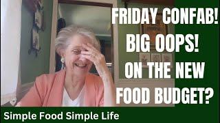 PERSONAL FOOD BUDGET CHALLENGE - DOLLARS SPENT - DREAMING - FASHION CENTS - YOUR THOUGHTS