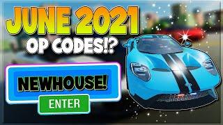 (JUNE 2021) ALL *NEW* SECRET OP CODES!? Roblox Car Dealership Tycoon [NEW HOUSE!]