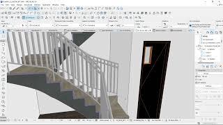 Asistensi Pembuatan Railing Tangga dan Balkon pada Archicad