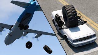 Accidental Air Drop Crashes | BeamNG.drive