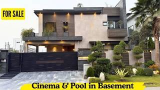 Modern 1 Kanal House for Sale in DHA Phase 6, Lahore | Swimming Pool, Cinema & Luxury Living