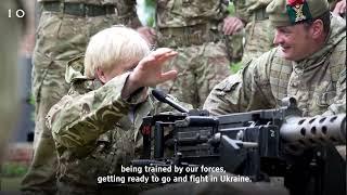 Борис Джонсон посетил украинских военных(Boris Johnson met with Ukrainian military)