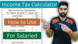 Income tax calculation FY 2025-27(AY 2026-27) and FY 2024-25(AY 2025-26) in excel calculator