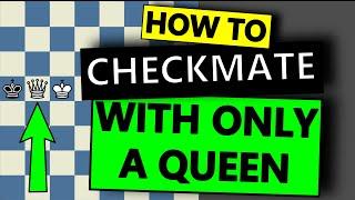 How to checkmate with a King and a Queen - Step by step process that works every time!