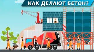 КАК ДЕЛАЮТ БЕТОН | ОБЗОР БЕТОННОГО ЗАВОДА #бетон #фундамент #строительство #москва #дом #подмосковье