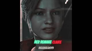 Claire Redfield RE2 Original/Remake Evolution. #shorts #edit #viral