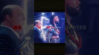 Roman Reigns Betrayed Paul Heyman  Edit