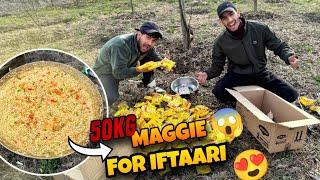 We made 150 packets of maggie For iftaari