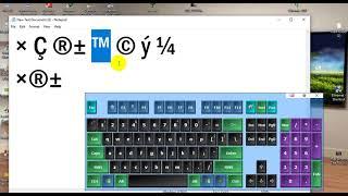 windows keyboard shortcut for multiplication symbol