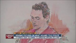 Officers recall Holmes' statements outside theater